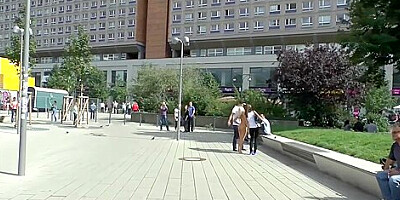 Blonde Teen 18+ Paris Naked On Public Streets