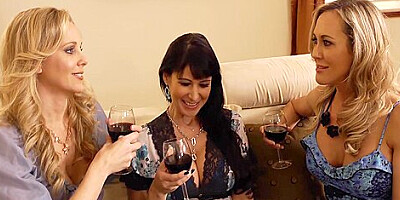Three Horny Milfs Go Wild At Bachelorette Party And Devour The Entertainment