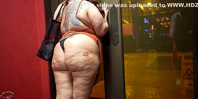 Plumper Pass, L A S And White Bbw - The Bbw Slut Does The Unthinkable To Gibby The Clown For A Place To Stay In Vegas At The El Cortez Hotel 8 Min