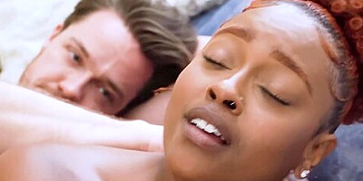 Curly-haired Ebony Gets Fucked In Various Positions With Kyle Mason And Destiny Mira