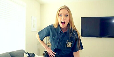 My Stepmom Is A Cop With - Britney Amber