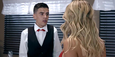 Jordi El Nino Polla And Kat Dior In Sex Hungry Wife Cheats With A Young Waiter At The Restaurant