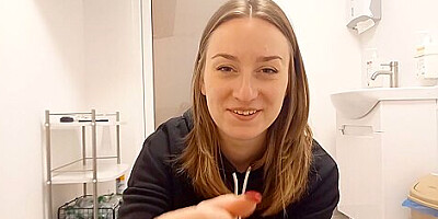 teen 18+ Girl Helps Masturbate To Get Cum In The Hospital