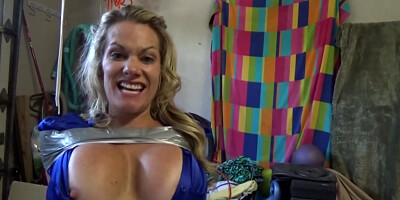 Allura Skye Bondage Cock Tease Tutor Bound Gagged And Grop