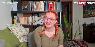 My Dirty Hobby - POV footjob from redhead amateur