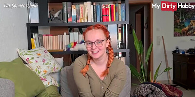 My Dirty Hobby - POV footjob from redhead amateur