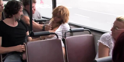 Fucks Huge Dick In Public Bus With Valentina Blue