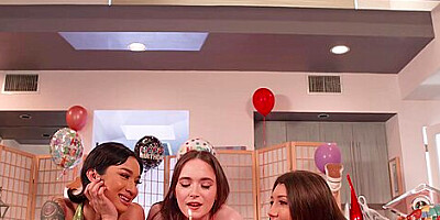 Birthday Girlz Vol 1 With Isiah Maxwell, Hazel Moore And Maya Woulfe