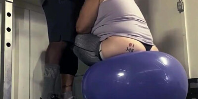 Thick White Step mom Cheats With Her Black Personal Trainer