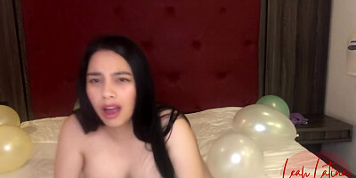 Latina Balloon Fetish Fuck!!!