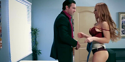 Charles Dera, Keiran Lee And Nicole Aniston - Luscious Milf In Black Stockings Gets Spit-roasted By Two Guys