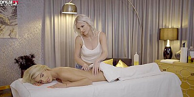 Spends Her Weekend With Massage And Lesbian Sex With With Missy Luv And Zazie Skymm