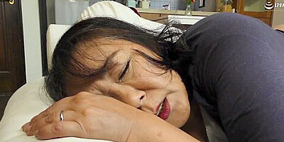 09E2215-Lewd mature woman masturbates a young man filthy