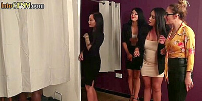 Cfnm Dommes Blowing And Beating Off In Interracial G