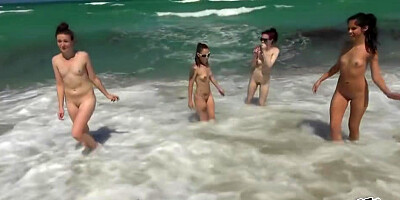 Playful Beach Babes Fuck In Foursome - Taylor Reed And Kylie Rose