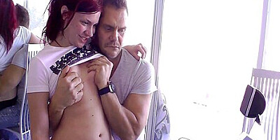 Preparation And Behind The Scenes Of The Scene Where After A Consultation In His Office, Nacho Starts Making Her Wear A Rubber Pig Nose While She Drools And Sucks His Huge Cock. 27 Min