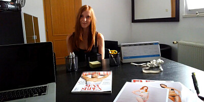 CZECH SUPER MODELS Young Teen Redhead Does Anything for FAME