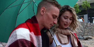 Nerdy girl enjoys intense anal coupling with boyfriend