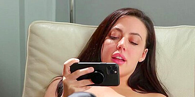 Whitney Wright And Milana Ricci - Brunette Squirts While Rubbed By