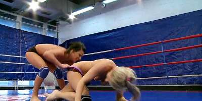 Nude fight club presents Meane vs Ally.