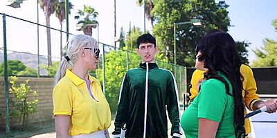 Young Guys Go Crazy From Group Sex With Step moms