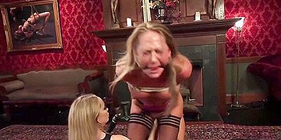 Madelyn Monroe, Aiden Starr And Carter Cruise - Lesbian Slut Gets Strap-on Double Penetration