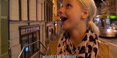 Pulled euro amateur fucked in her tight ass