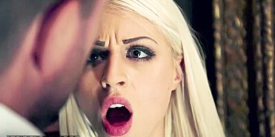 Chloe Lacourt - Blonde Quickie In Ladies Room