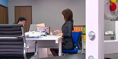 Crazy Japanese girl Maki Hojo in Best Office JAV clip