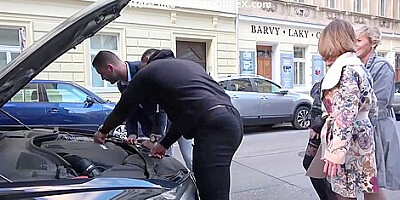 Stunning Female At Hot Guys Old Clip