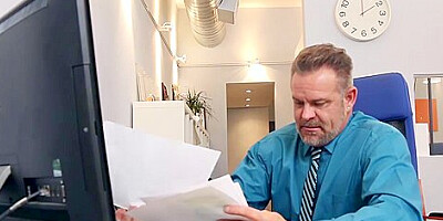 Bambi Brooks In Cute Petite Teen 18+ Rides A Fat Cock In The Office