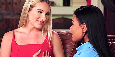 Lesbian Kissing Compilation! Natasha Nice, Melody Marks, Hazel Moore, And More!