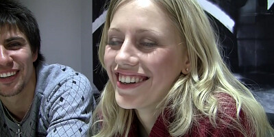 Lorena in hot blonde enjoys hard public toilet fuck