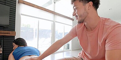 Vanessa Sky Holds Apollo Banks Cum Inside Her Asshole