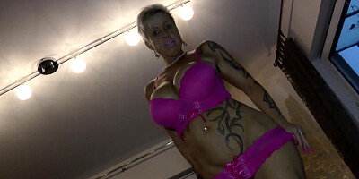 Vanessa and the big cucumber