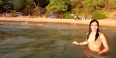 Emily Willis In You Hit The Nude Beach And Then Emily Gets You Off