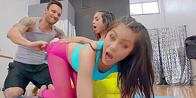 Yoga Always Leads To Ffm Threesome Sex!