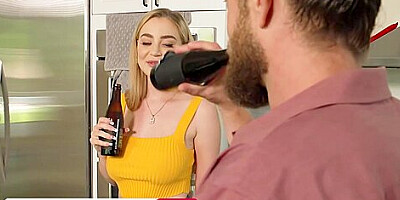Blake Blossom - Busty Neighbor Finally Gets To Ride Brads Big Cock