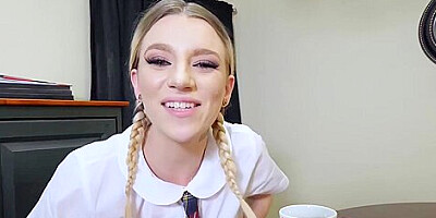 Blonde Jayden Black Riding Stepdads Dick After Bj