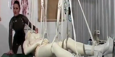 Crazy Rubber Doll Bondage