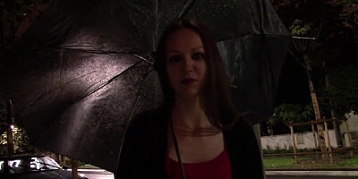 Arella Empusa - Horny Young Brunette Spreads Bright Pink Pussy