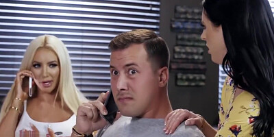 Brazzers - 1800 Phone Sex - Talking dirty - Nicolette Shea, Angela White