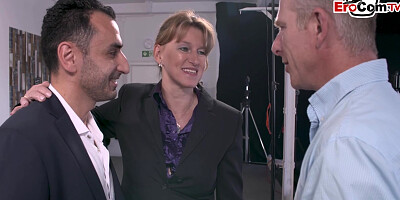 German Big Tits Milf Like Mmf Threesome