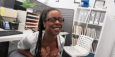 Kira Noir And Van Wylde - Black Office Slut Gets Fucked At Her Work Place