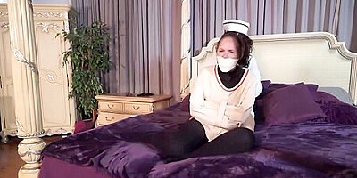 Rachel Adams Bound By The Nurse Jj Plush In A Straight Jack