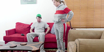 Stepmom is going to let her slobby stepson fuck her