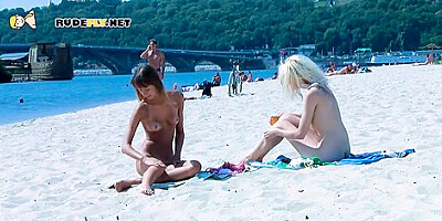 Ravishing Nude Beach Girls Tanning