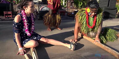 Jade Meets Some Dolphins, Has A Luau, And Gets Off In The Car With You - ATKGirlfriends