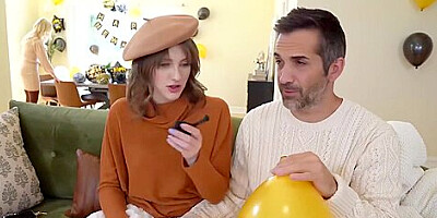 Stepdaughter And Stepdad Come Up With Some Fun Of Their Own