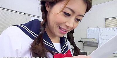 Go Sushi - Blowjob And Hot Sex In The College Fucking A